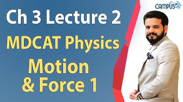 MDCAT Physics Chapter 3 - MDCAT Physics Ch.3 Motion & Force Lecture 2 - MDCAT Physics 2022