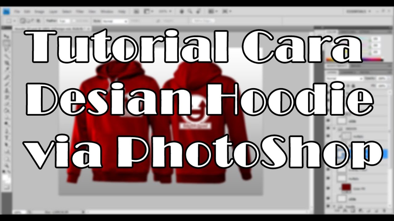  Tutorial Cara  Desain  Hoodie dengan Photoshop  YouTube