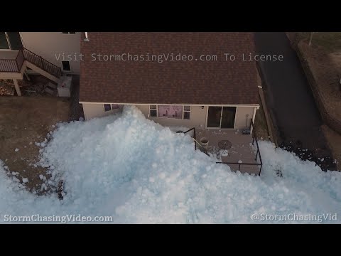 Ice Tsunami hits house on Mille Lacs Lake, Isle, MN - 4/20/2020