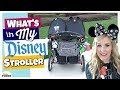 My Decked Out Disney Stroller || DISNEY HACKS & Organization