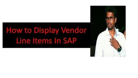 SAP FICO Course in Telugu|FBL1N- How to Display Vendor Line Items In SAP| SAP Accounts Payable