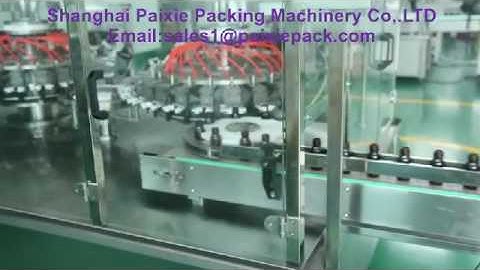 automatic high speed syrup washing filling capping monoblock machine line