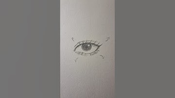 How to draw eyes #art #tutorial #eyes #shorts
