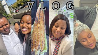 A messy vlog of my messy life: Catching up ||Relaxing my hair || Fixing my skin || Family time