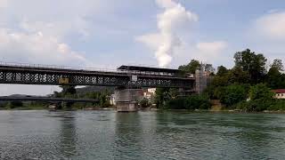 2023 Sanierung der ältesten Eisenbahn-Rheinbrücke zwischen Waldshut und Koblenz/CH