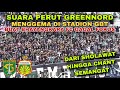 Suara perut aksi sholawat dan chant bonek greennord terus lantang dukung persebaya vs bhayangkara fc