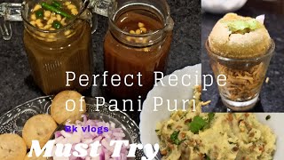 Perfect Pani Puri Recipe | Gol Gappa | Puchka Recipe | indian chat | how to make panipuri #PaniPuri