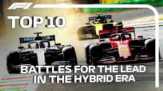 Top 10 Battles For The Lead Of The F1 Hybrid Era screenshot 5