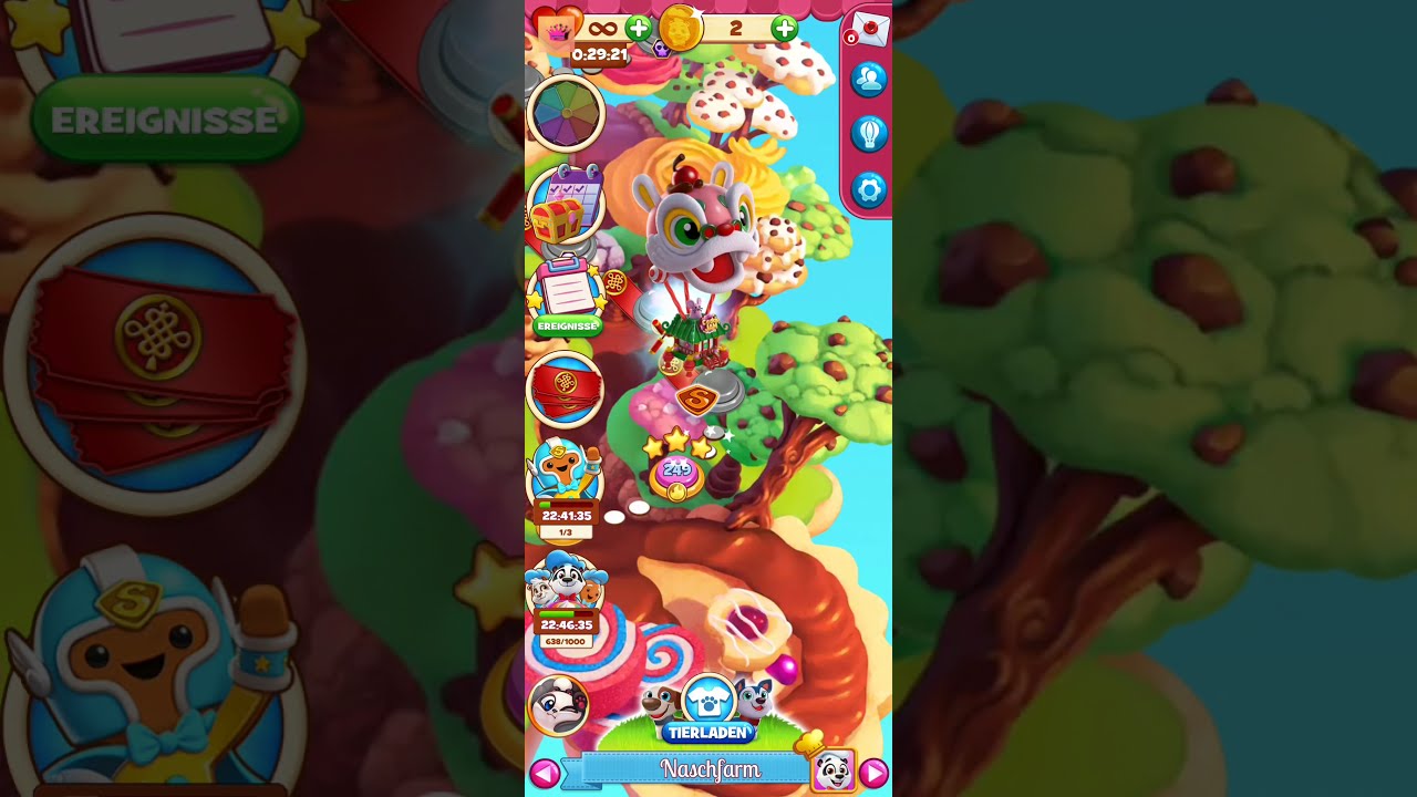 playing cookie jam gaming app level 249 2 YouTube