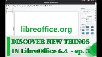 Try to discover new things in LibreOffice 6.4 - episode 3
