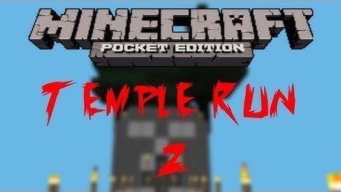 Minecraft pe Temple run 2 map