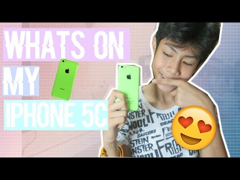 WHAT'S ON MY IPHONE 5C (PHILIPPINES) | RenielReyesTV