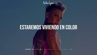 Video thumbnail of "P!nk (Pink) – Runaway // Letra traducida al español"