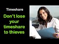 How to transfer a timeshare