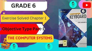 THE COMPUTER SYSTEM EXERCISE (PART 1) |KEYBOARD COMPUTER SCIENCE WITH APLLICATION SOFTWARE |GRADE 6|