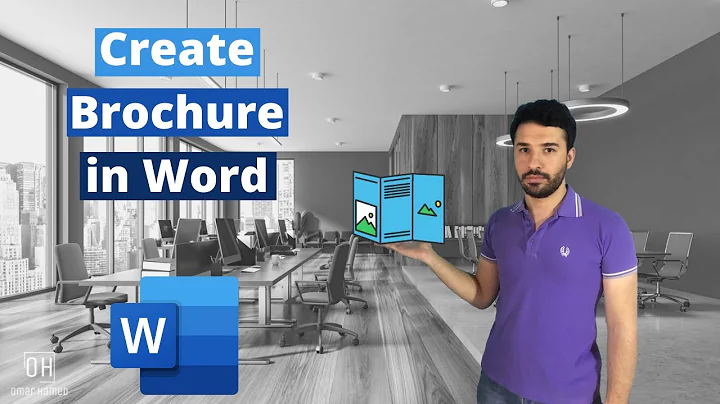 Creating Trifold Brochure in Word