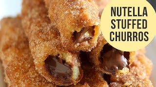 Nutella Stuffed Churros