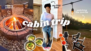 CABIN TRIP VLOG : spend the weekend with me, lots of cooking, relaxing, gaming, etc.