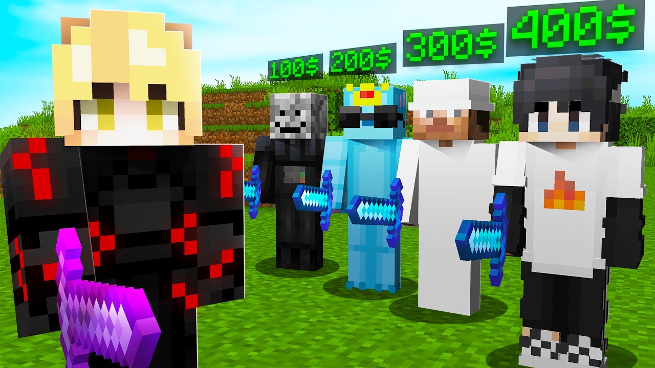 $100 Every Youtuber You Beat