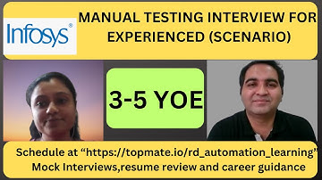 Manual Testing Interview Questions and Answers| Manual Testing Mock Interview for Experienced