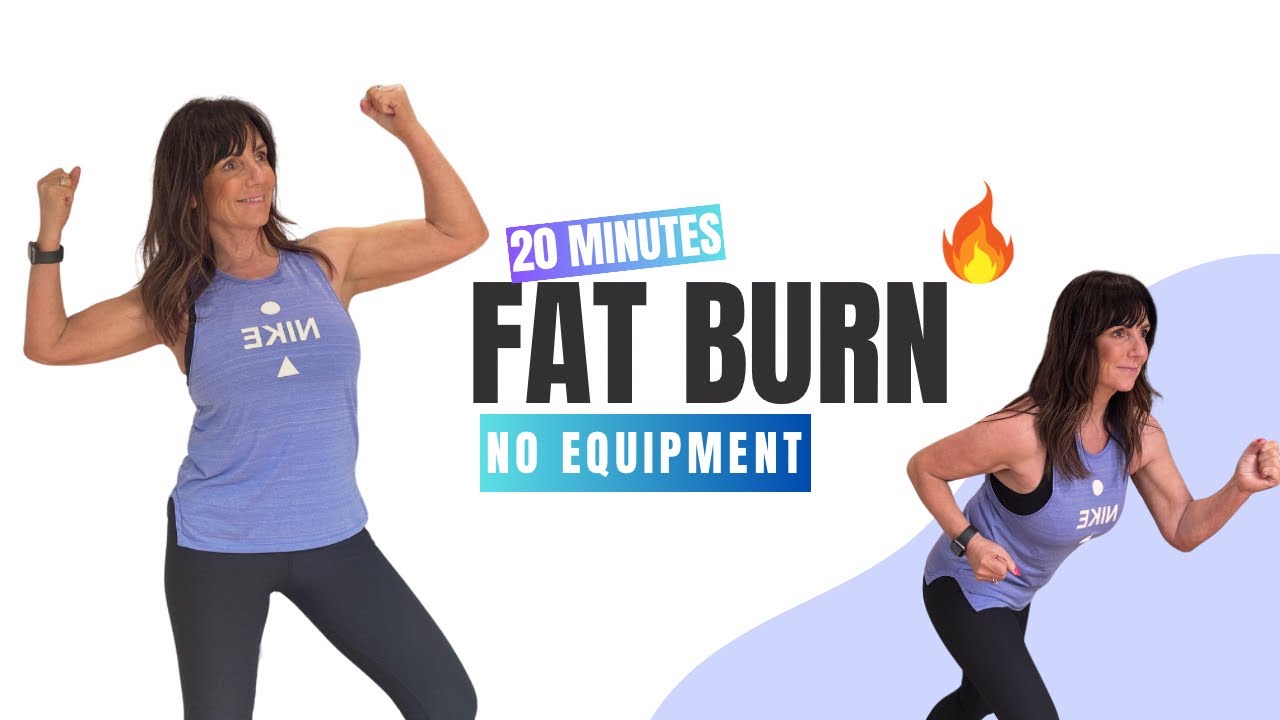 20 Minute Fat Burn Workout at Home | No Equipment Full Body HIIT for ...
