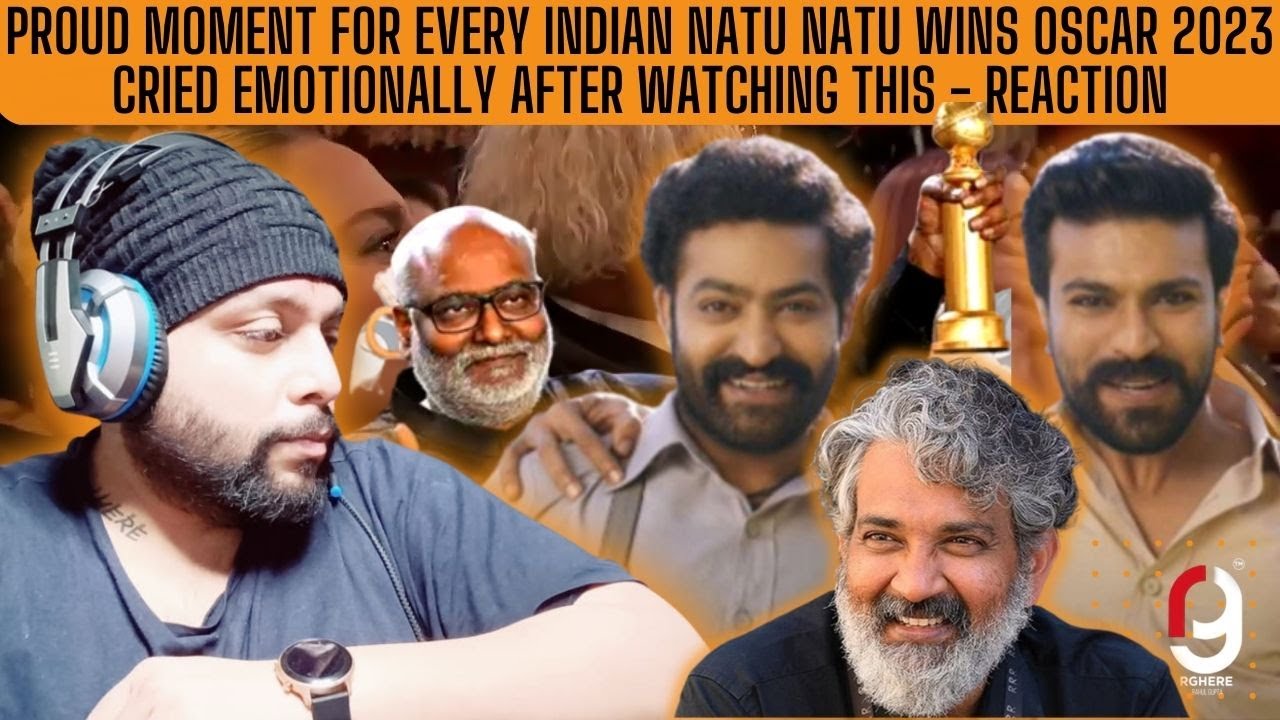 NATU NATU WINS OSCAR 2023 - PROUD MOMENTS | RRR | RAM CHARAN | JR NTR ...