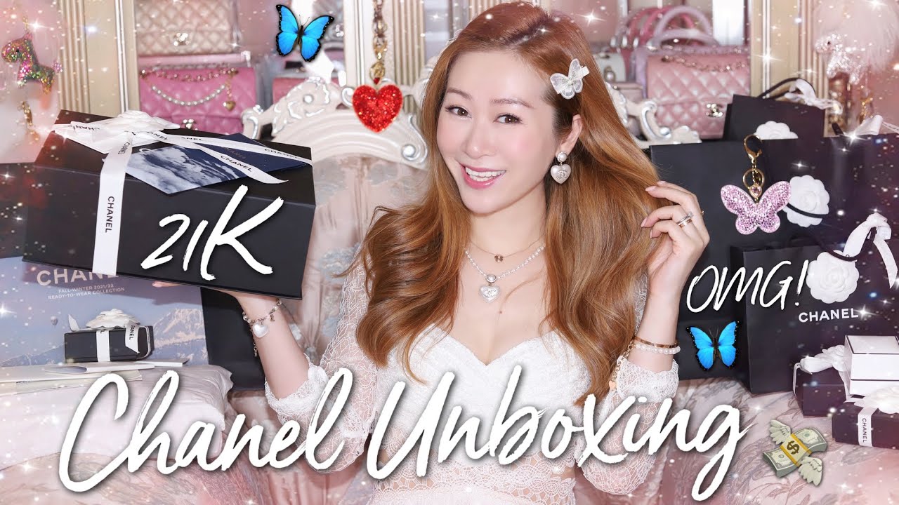 CHANEL 21K HAUL UNBOXING | MY FIRST?! 😱🤩 I SCORED THE HOTTEST UNICORN BAG & ACCESSORIES 💖🦋 LINDIESS