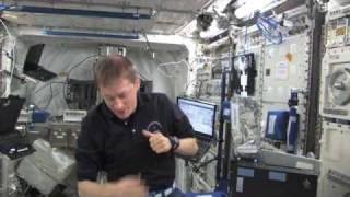Life in space: water demonstration polarisation