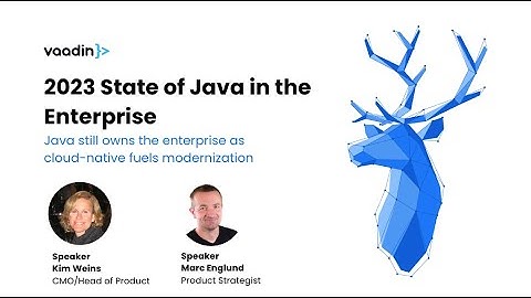 Webinar: Trends for Java in the enterprise and strategies for 2023