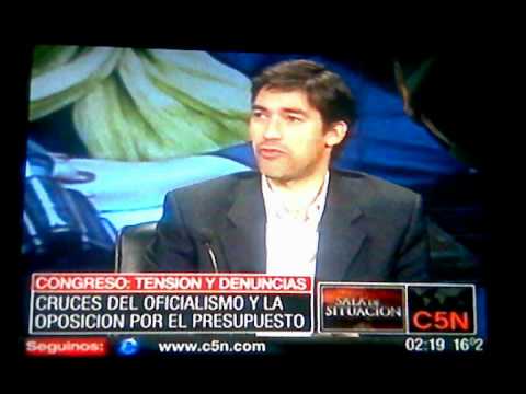 Adrian Perez en C5N sobre sesion Diputados Presupu...