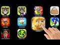 Talking Tom,My Tom 2, Tom Time Rush, Pou, Tom Hero, ginger2, Om Nom Run, Sonic Dash, Prankster 3D