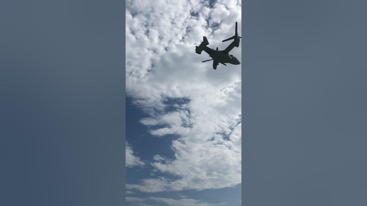 Military Plane Flying Over Destin, FL Beaches YouTube