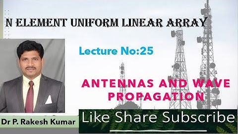 N Element Uniform Linear Array