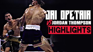 Jai Opetaia vs Jordan Thompson | HIGHLIGHTS #OpetaiaThompson #JaiOpetaia #JordanThompson