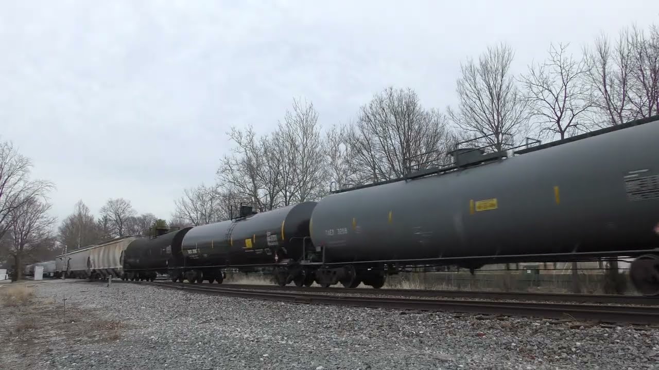 NS 19K west at Delphi with an SD70Ace leader 2-17-2026
