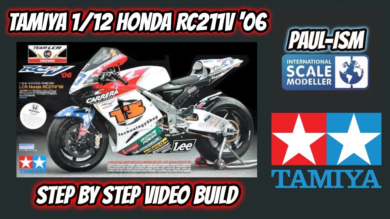 Part 10 - Tamiya 1/12 Honda Rc211v '06 Step by step Build - YouTube