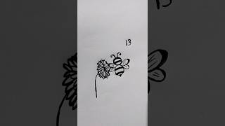 Drawings with numbers | Number 13 #youtubeshorts #shortvideo #drawing #shorts #art Drawings with numbers | Number 13 #youtubeshorts #shortvideo #drawing #shorts #art