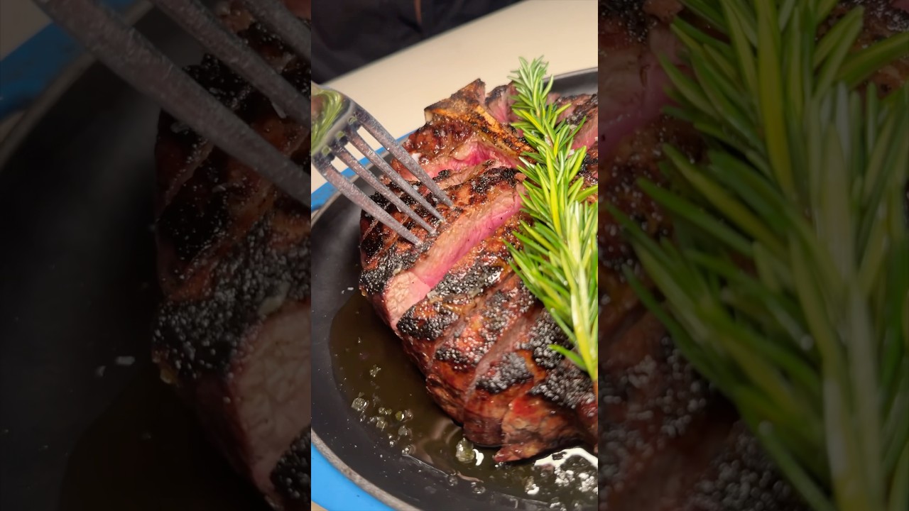 The PORTERHOUSE STEAK from Le Farfalle in Charleston, SC is incredible. 🥩🔥🤤 #DEVOURPOWER