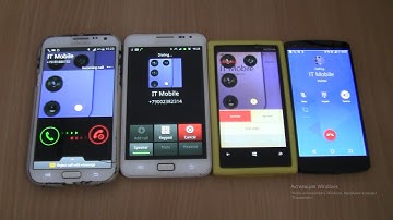 Incoming call&Outgoing call at the Same Time Samsung  Note 2+Note 1+Nexus 5+Nokia Lumia