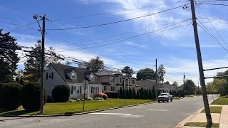 Walking footage of Long Island experiencing the town of Hicksville.