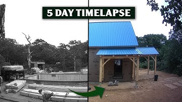 Building A Timber Frame House On Martha’s Vineyard In 5 Days - FULL TIMELAPSE