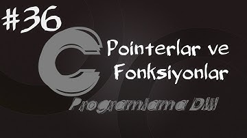 C Programlama Dersleri  36 - Dönüş Tipi Pointer olan Fonksiyonlar