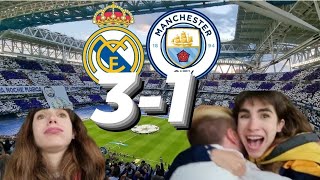 ⚽️ A LA FINAL Real Madrid 3-1 Manchester City en SANTIAGO BERNABÉU 💜 REACCIÓN MADRIDISTA