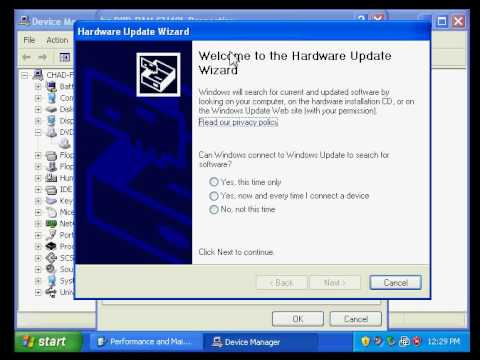 Check for new versions of device drivers.avi