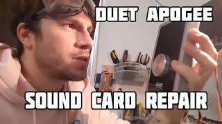 Duet Apogee Sound Card Repair