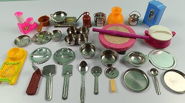 Diy unboxing amazing mini steel kitchen set@miniclay5092
