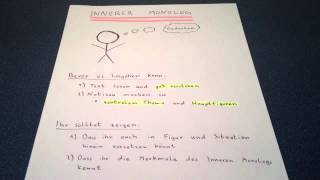 Inneren Monolog Schreiben Gestaltende Interpretation Youtube