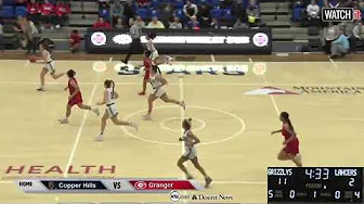 6A Girls Basketball: Granger vs Copper Hills High School UHSAA 2019 State Tournament Round 1