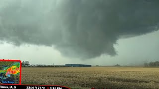 Tracking Tornadic Supercells In Iowa - As It Happened 