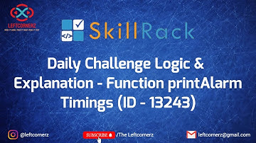 function - print alarm timings (29-05-2021) | skillrack daily challenge